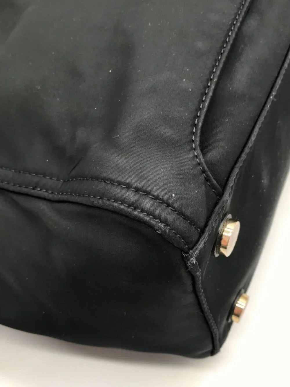 Michael Kors Black Nylon Kelsey Top Zip Tote Bag